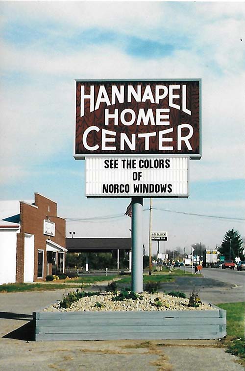 Old Hannapel Signage | Kitchen and Bath | Michigan